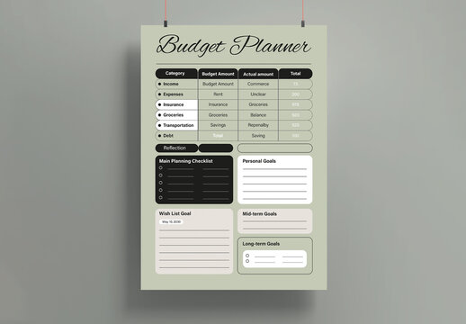 Budget Planner Template