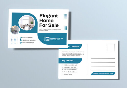 Home Sale Postcard Template