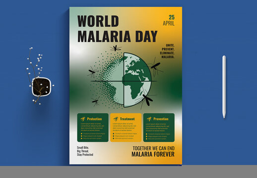World Malaria Day Awareness Flyer