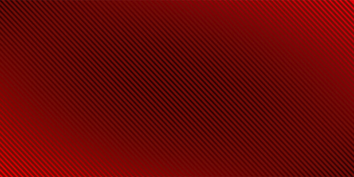 Red diagonal straight line background. Abstract dark striped gradient wallpaper. Red slanted stripes backdrop for flyer, banner, poster, presentation. Masculine linear game or sport texture. Vector