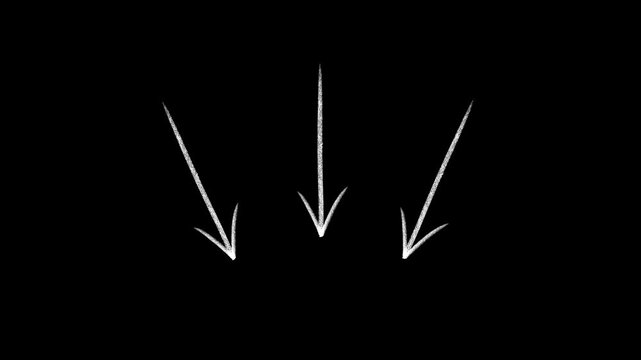 Hand-drawn sketch arrows pointing, hand-drawn chalk doodles and dashed directional pointers