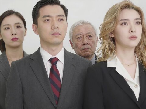portrait of three businesspeople