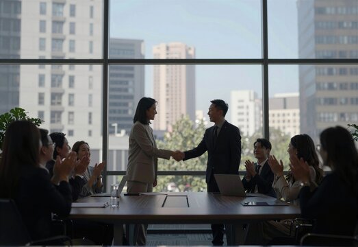 business people in a meeting