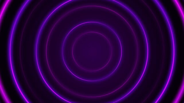 abstract background circle loop tunnel radial radio wave spiral line technology design