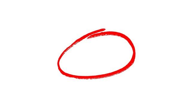 circle highlighted with a transparent background. Circle highlight animation with alpha channel.