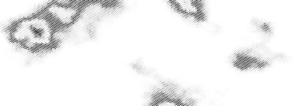 Abstract vector background with halftone grunge dots and a worn vintage texture.