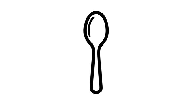Spoon Utensil Eating Drinking Tool.