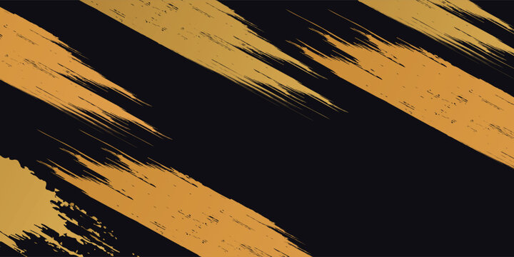 Abstract White and Gold Brush Texture Background with Halftone Effect. Brushstroke Illustration for Banners, Posters or Sports.