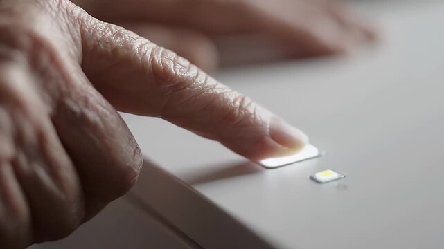 User Inserts Sim Card into Modern Device Slot