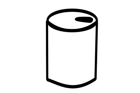 シンプルな缶のアイコン