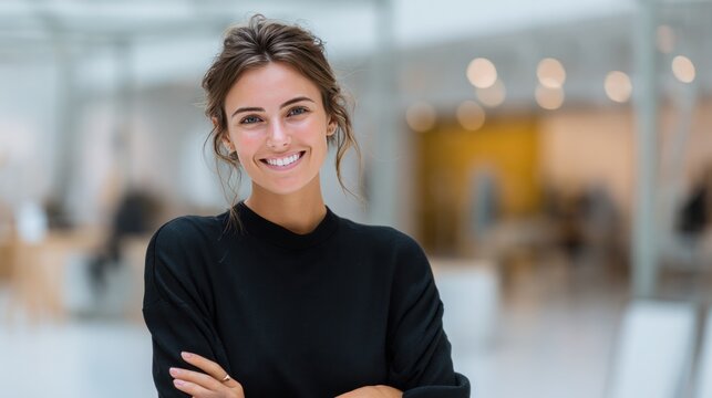 Confident Woman in Office