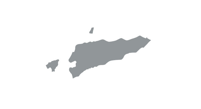 A grayscale map depicts the island of Newfoundland Canada showcasing its irregular coastline and geographical form high quality