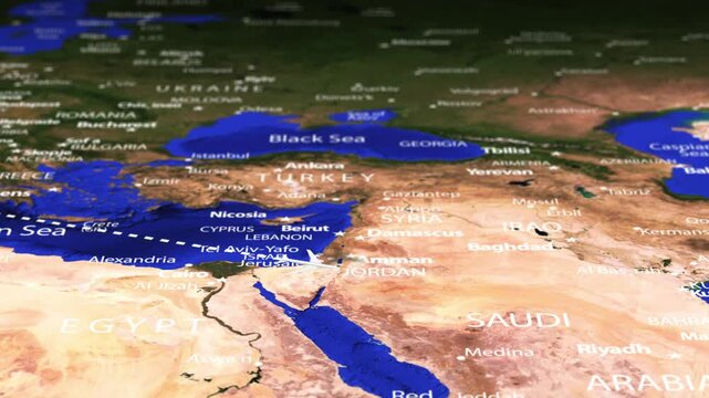 Flight From Andorra la Vella ANDORRA Doha QATAR with flag pins