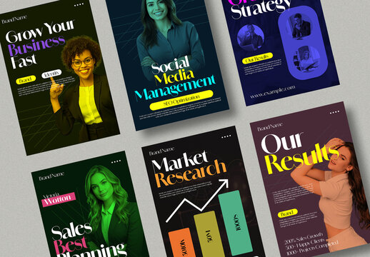 Modern Business Growth Social Madia Story