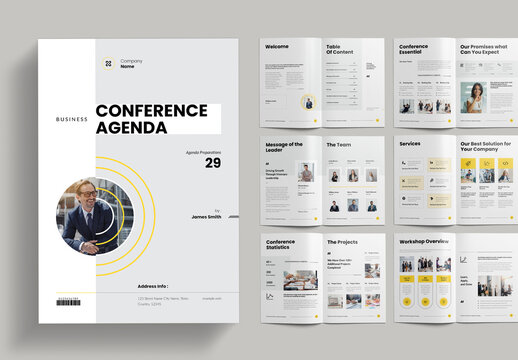 Business Conference Agenda Template