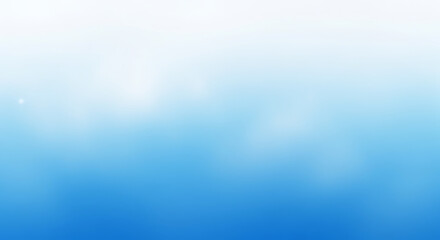 Obraz premium Gradient blue background with white light shining through cloudy texture
