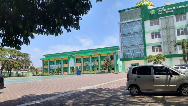 MAN 2 Kudus school building. Madrasah Aliyah Negeri 2 Kudus.