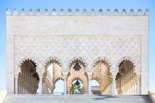 Hassan Tower Courtyard Area in Rabat, Morocco