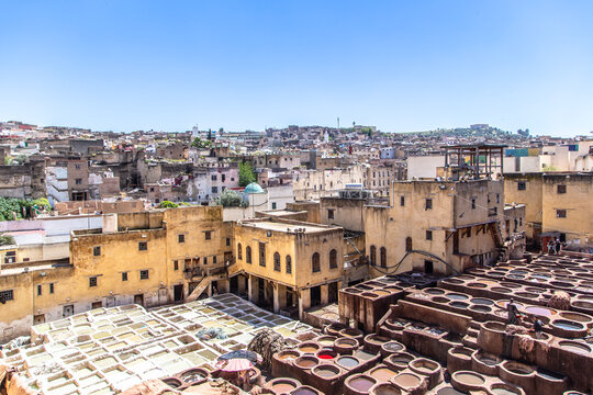 Chouara Tannery & Medina in Fez, Morocco