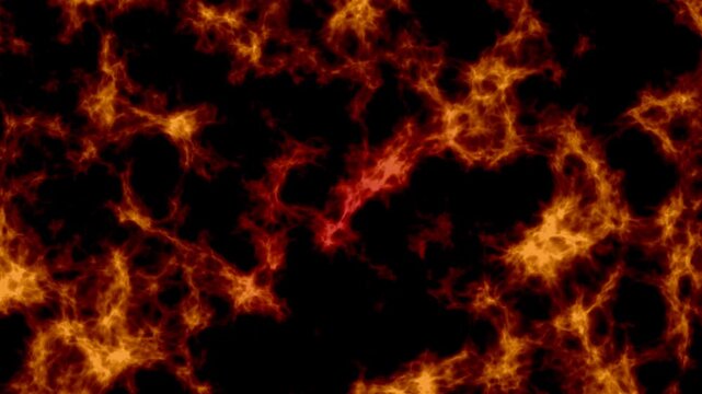 animated video of fire moving from bottom to top repeatedly