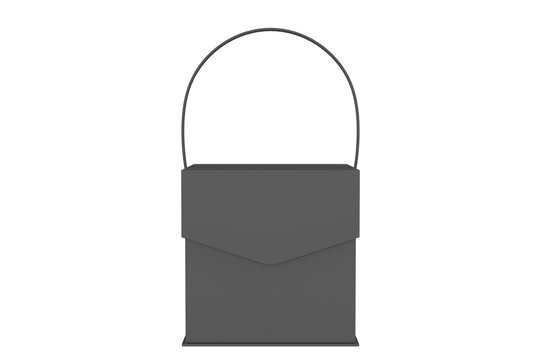 Luxury Cardboard Paper Boxes Isolated On White Background. 3d illustration