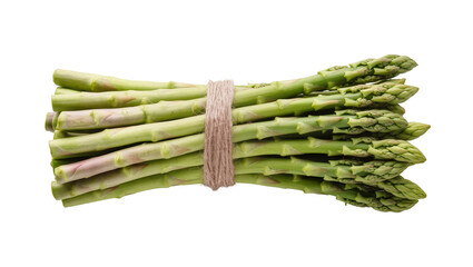 Bound Fresh Green Asparagus Spears with Twine © Maelle