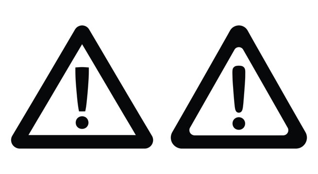 Minimalist Power Outage Warning Icon for Alert Systems and UI Designs