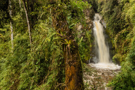 Carbonera waterfall in Tolima departament, Colombia