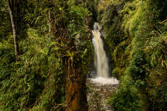 Carbonera waterfall in Tolima departament, Colombia