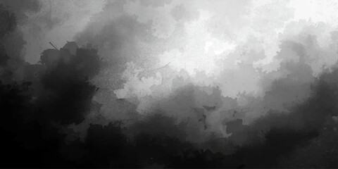 Abstract dark clouds and swirling smoke drift through a stormy night sky where bright moon light breaks across the black nature background © Asad Shehbaz