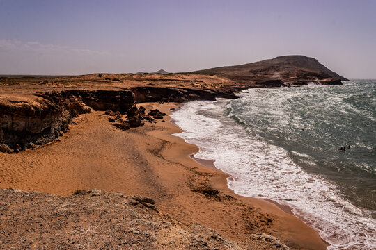 Pilon de Azucar (Sugar loaf) beach at Guajira peninsula, Colombia