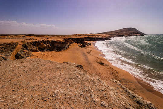 Pilon de Azucar (Sugar loaf) beach at Guajira peninsula, Colombia