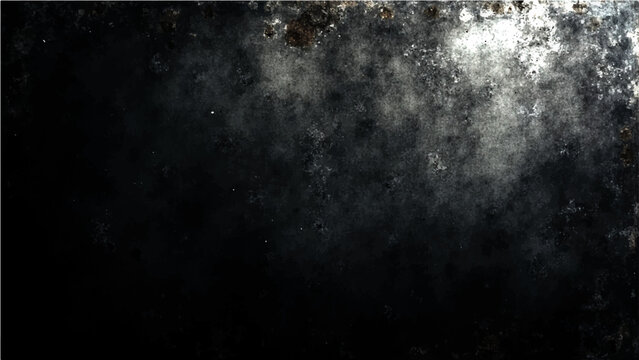 Abstract grunge textured background with dark atmosphere and a mysterious pattern creating a rough, weathered aesthetic.
