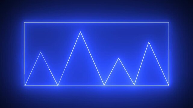 Heartbeat cardiogram signal, monitor interface loading icon
