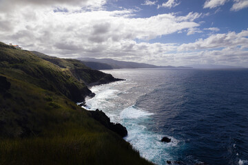 Fototapeta premium Viaje a las Azores, paisaje de costa