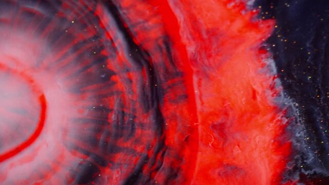 Futuristic biological abstract background with white red structures