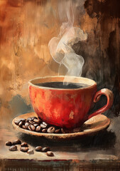 Fototapeta premium Cup of coffee