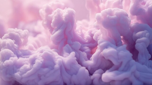 Abstract Swirling Patterns in Soft Pink Tones