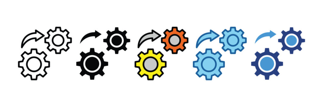 Modification  Icon Set Multiple Style Collection