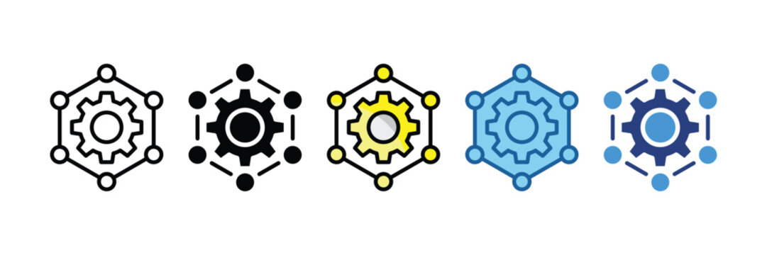 Parameters  Icon Set Multiple Style Collection