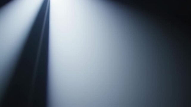 Light rays casting a soft shadow