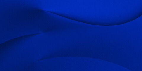 Obraz premium abstract blue background with flowing curves and very smooth light to dark transitions