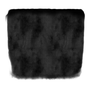 High Resolution Black Watercolor Ink Wash Background with Hand Painted Texture and Soft Feathered Edges