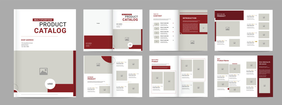 Professional Multipurpose Product Catalog Template, Modern Product Showcase Catalog Layout