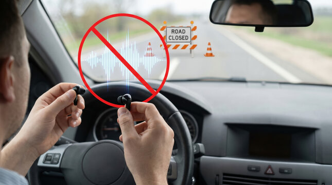 Driving hurdles on road require safety awareness to avoid distracted or impaired driving for secure journey without unexpected obstacles