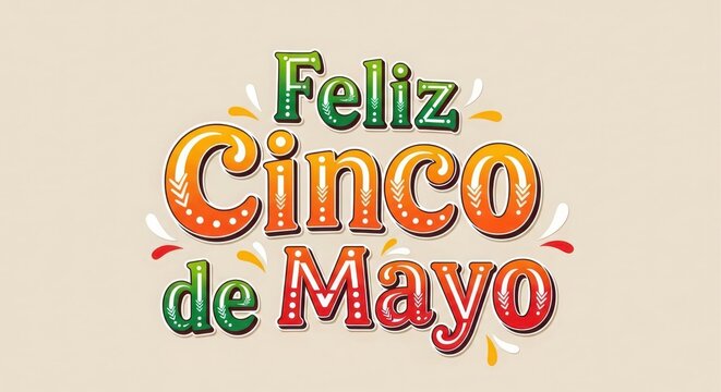 A colorful cinco de mayo greeting