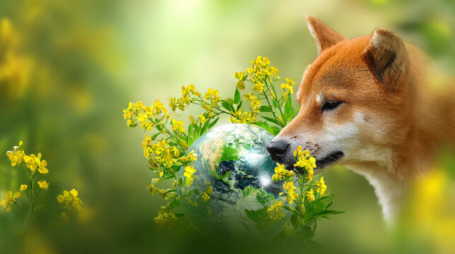 Dogayi Sev Dunya Cevre Gunu - Translation: Love nature. Happy June 5 world environment day.