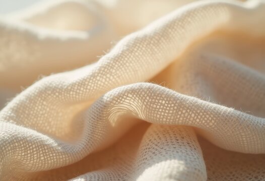 Textured Linen Weave Fabric Raw Natural Pattern Slub Magnificent Craftsmanship