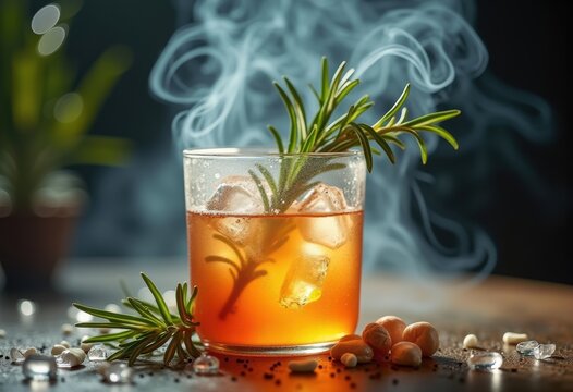 Smoking Rosemary Garnish Molecular Mixology Innovative Springs Flares Science Empowered Elements
