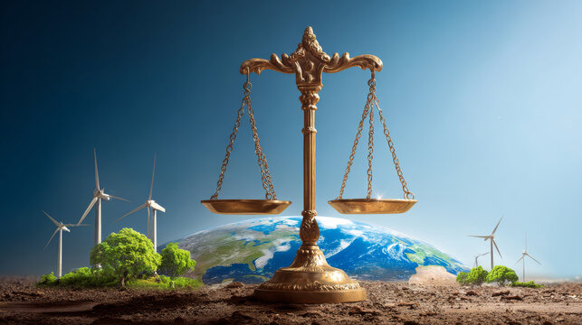 law maker and lawyer making environmental protection and eco-friendly legislation law implement clean and sustainable energy with net zero regulation to save Earth from global warming.Trailblazing